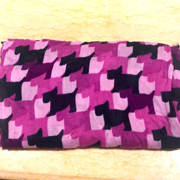 Kate Spade Shawl/ Scottish dogs - Picture 2 of 13